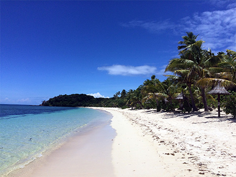 Sand beaches in Fiji - best vacation