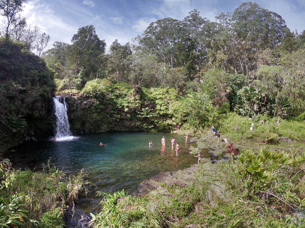 Dovolenka na Havaji - okúpte sa vo vodopádoch