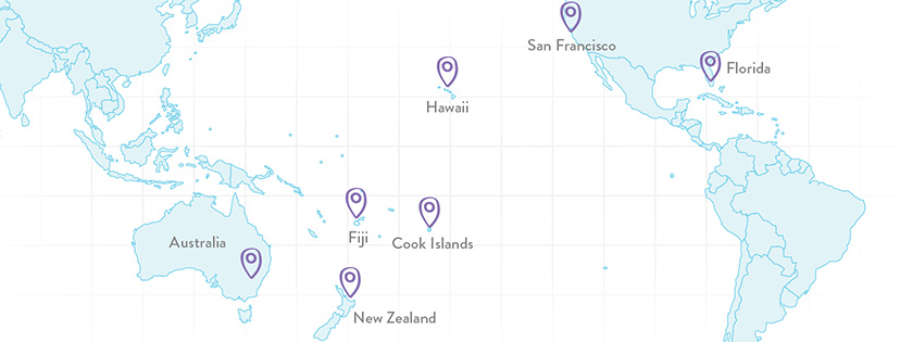 Individuálna dovolenka na Havaji, Novom Zélande, Floride, Fiji, Cookových ostrovoch a v Austrálii Individuálna dovolenka na Havaji, Novom Zélande, Floride, Fiji, Cookových ostrovoch a v Austrálii